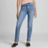 Women's Recover High Rise Straight Leg Blue Jeans, Front