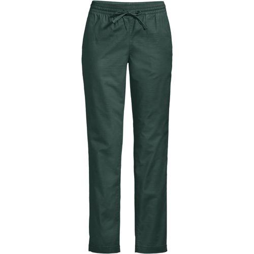 Pantalon en Coton Lyocell Stretch Taille Mi-Haute Elastiquée, Femme Stature Standard image number 3