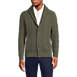 Men's Cotton Blend Cable Shawl Cardigan Sweater, Front