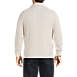 Men's Big and Tall Cotton Blend Cable Shawl Cardigan Sweater, Back