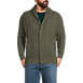Men's Big and Tall Cotton Blend Cable Shawl Cardigan Sweater, Front