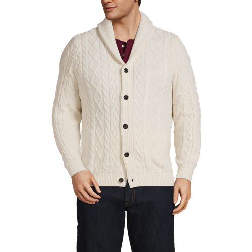 Cotton Blend Cardigan Lands' End