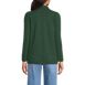 Women's Fine Gauge Cotton Button Front Blazer Sweater, Back