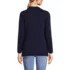 Women's Fine Gauge Cotton Button Front Blazer Sweater, Back
