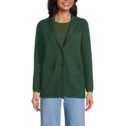 Women's Fine Gauge Blazer Sweater - image 2