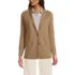 Women's Petite Fine Gauge Cotton Button Front Blazer Sweater, Front