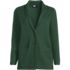 Women's Fine Gauge Cotton Button Front Blazer Sweater, Front