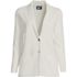 Women's Plus Size Fine Gauge Cotton Button Front Blazer Sweater, Front