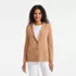 Women's Fine Gauge Cotton Button Front Blazer Sweater, Front