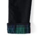 Women's Plus Size High Rise Flannel Lined Straight Leg Jeans Black, alternative image