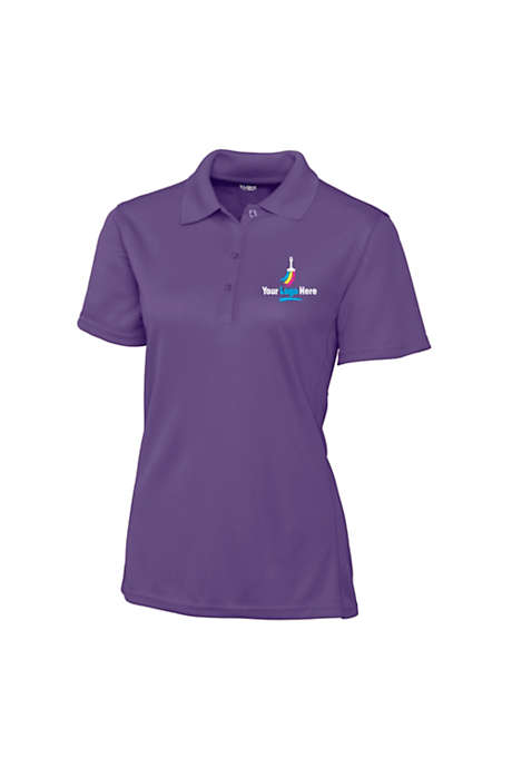 Cutter & Buck Women's Plus Ice Embroidered Logo Active Polo Shirt