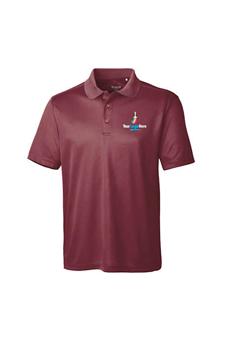 Cutter & Buck Men's Extra Big Ice Embroidered Logo Active Polo Shirt