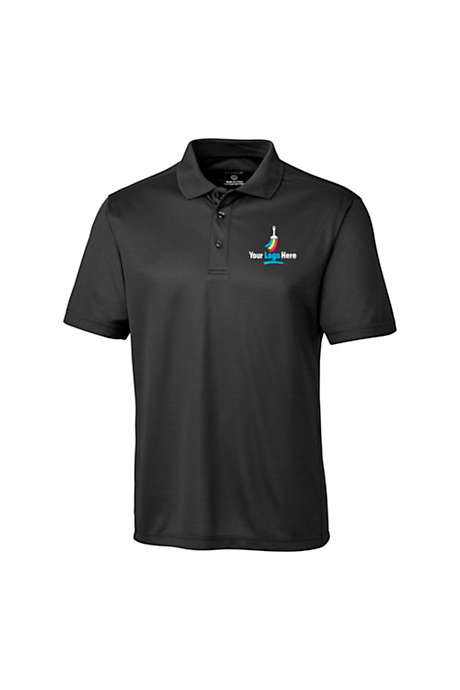 Cutter & Buck Men's Extra Big Ice Embroidered Logo Active Polo Shirt