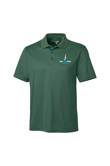 Cutter & Buck Men's Big Ice Embroidered Logo Active Polo Shirt
