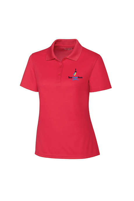 Cutter & Buck Women's Plus Spin Eco Pique Embroidered Polo Shirt