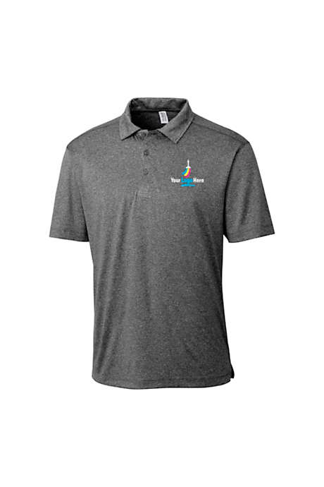 CLIQUE by Cutter & Buck Men's Big Charge Embroidered Active Polo Shirt