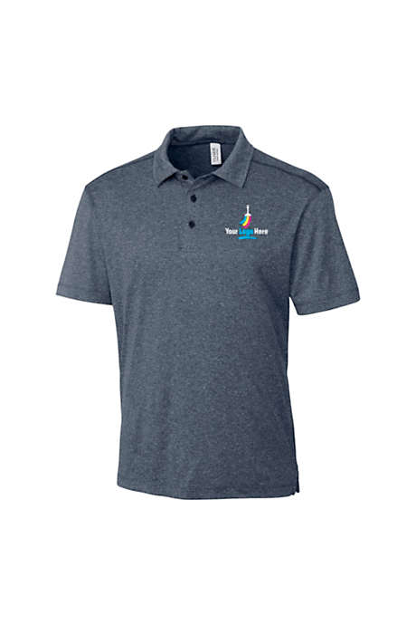 CLIQUE by Cutter & Buck Men's Extra Big Charge Logo Active Polo Shirt
