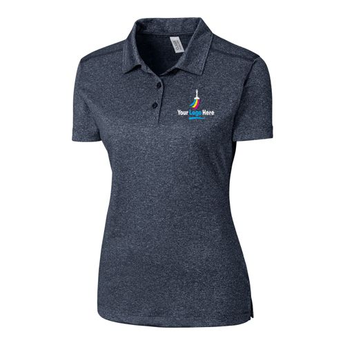 CLIQUE by Cutter & Buck Women's Regular Logo Charge Active Polo Shirt