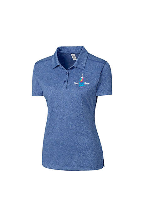 CLIQUE by Cutter & Buck Women's Plus Logo Charge Active Polo Shirt