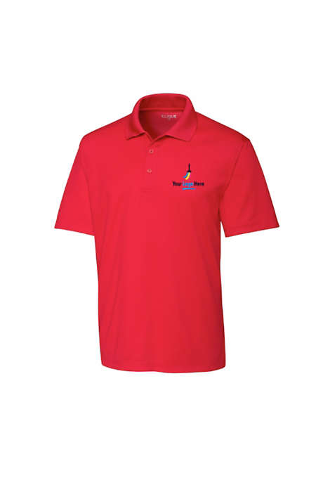 Cutter & Buck Men's Regular Spin Eco Pique Embroidered Polo Shirt