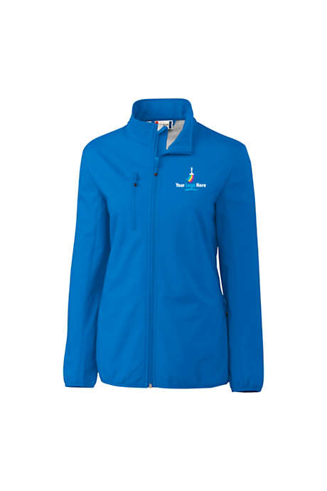 Cutter & Buck Women's Plus Trail Soft Shell Embroidered Jacket