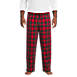 Men's Big and Tall Sherpa Fleece Lined Flannel Pajama Pants, Front