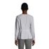 Women's Regular V-Neck Pleated Blouse, Back