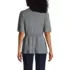 Women's Turtle Neck Peplum Sweater, Back