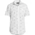 Men's Tailored Short Sleeve Floral Spread Collar Shirt, Front