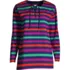 Women's Petite Long Sleeve Heavyweight Jersey Lace Front Tunic, Front