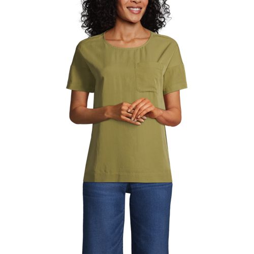 Women's Rayon Short Sleeve Tee - image 5