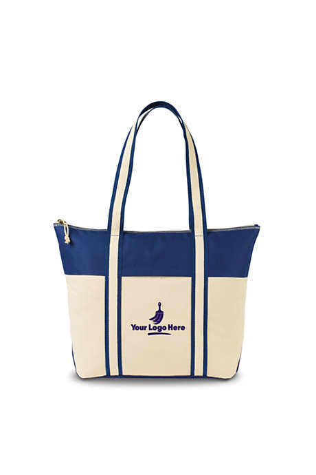 Nantucket Cotton Custom Logo Boat Tote Bag