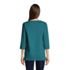 Women's 3/4 Sleeve Heavyweight Jersey Boatneck Tunic, Back