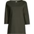 Women's 3/4 Sleeve Heavyweight Jersey Boatneck Tunic, Front