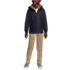 School Uniform Kamehameha Kid's Fleece Lined Rain Jacket, Front