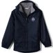 School Uniform Kamehameha Kid's Fleece Lined Rain Jacket, Front