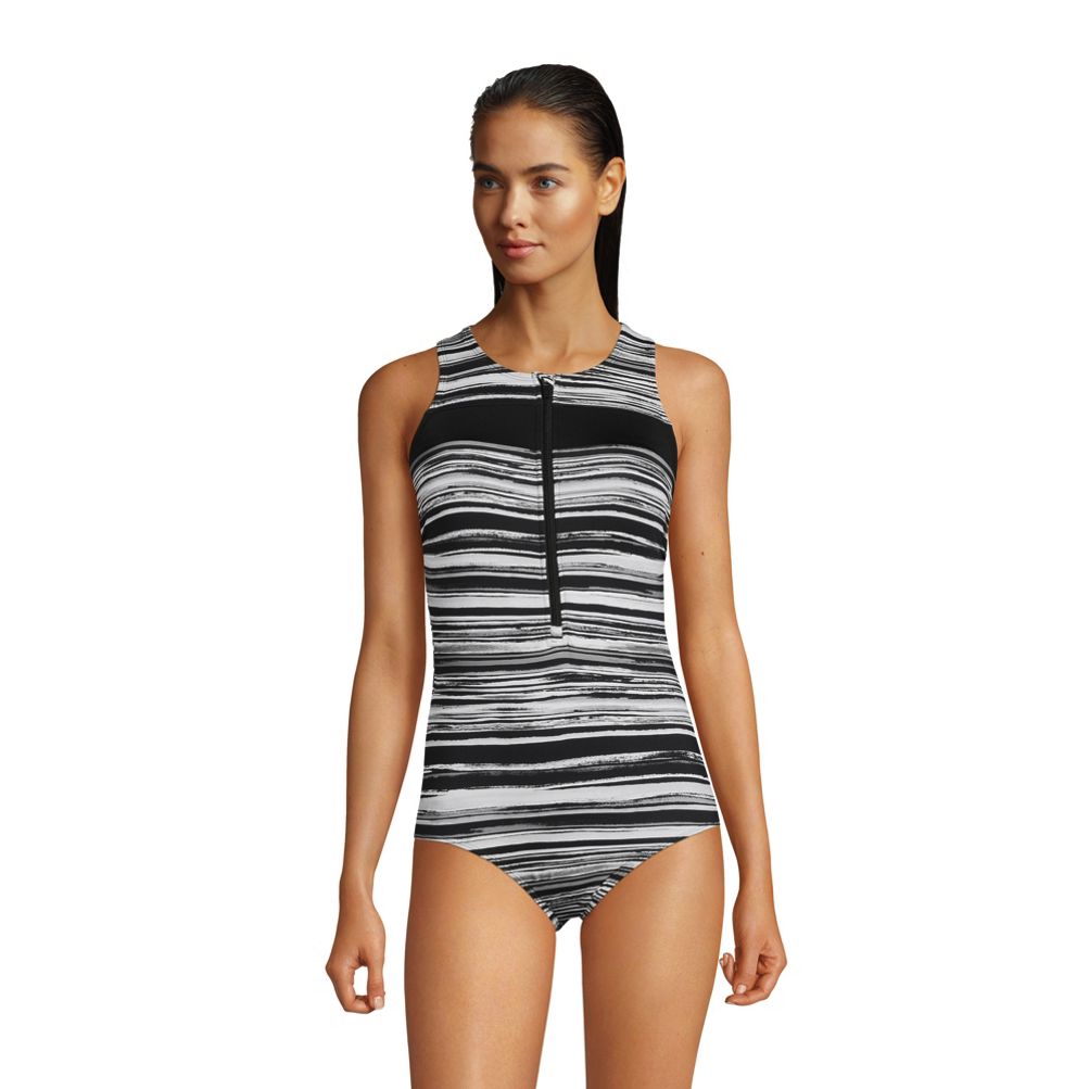 Zip Front One Piece