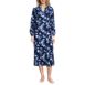 Women's Long Sleeve Flannel Nightgown, Front