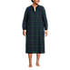 Women's Plus Size Long Sleeve Flannel Nightgown, Front
