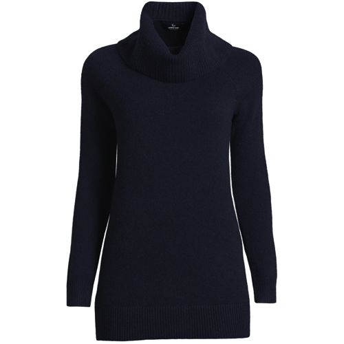 Pull Long Ample en Cachemire Col Boule, Femme Stature Standard image number 4