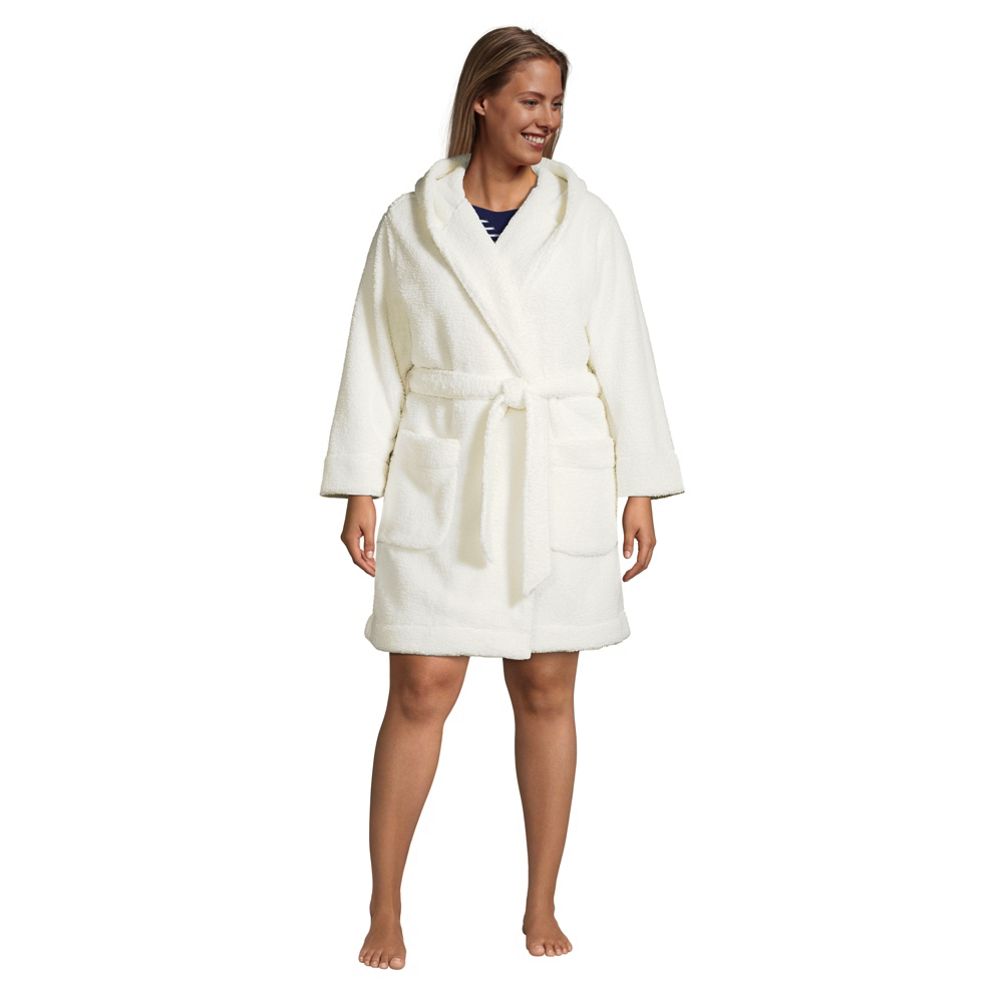 Lands end sweatshirt robe on sale