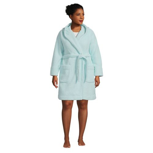 Light Blue Sherpa Robe