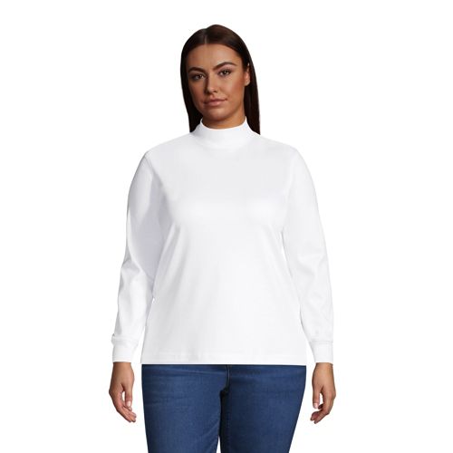 Women's white turtleneck sweaters