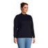 Women's Plus Size Long Sleeve Supima Mock Turtleneck, alternative image