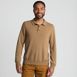 Men's Long Sleeve Cashmere Sweater Polo, Front