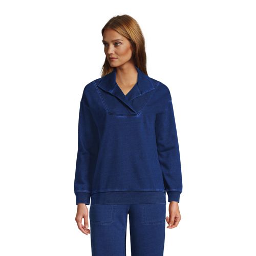 Women's Serious Sweats Funnel Neck Long Sleeve Sweatshirt