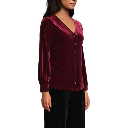 LANDS' END たっぷりフリル リボン カーディガン deliciassobencomenda