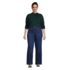 Women's Plus Size Jersey Long Sleeve Gathered Mock, alternative image