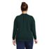Women's Plus Size Jersey Long Sleeve Gathered Mock, Back