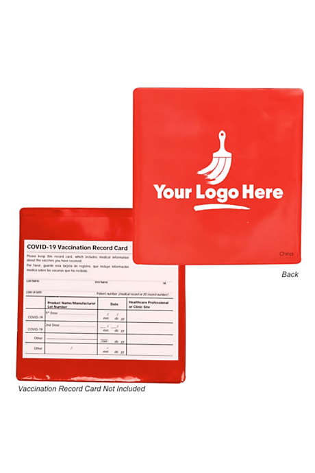 Custom Logo Vaccination Card Holder